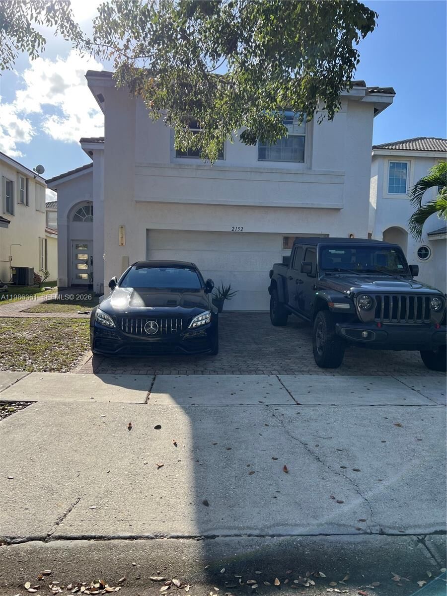 Property Photo: 2152 SW 148th Ave FL 33027