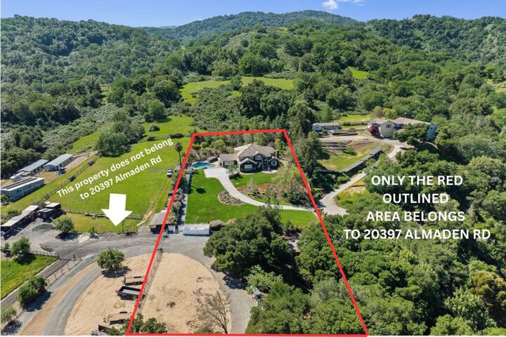 Property Photo: 20397 Almaden Road CA 95120