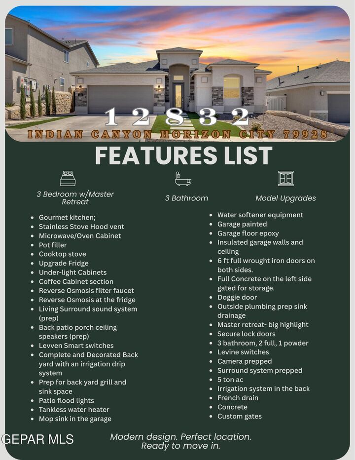 Property Photo:  12832 Indian Canyon Drive  TX 79928 