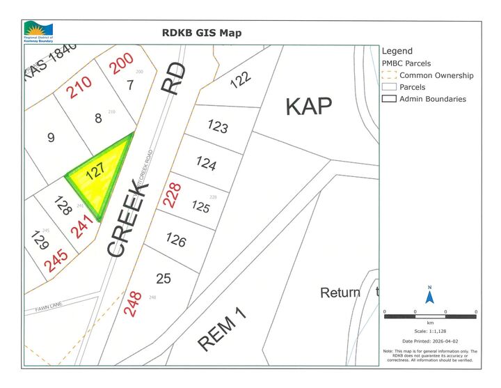 Property Photo:  127 Wapiti Creek Road  BC V0H 1T8 