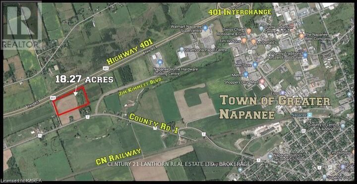 Photo de la propriété:  Pt Lt16 Jim Kimmett Boulevard  ON K7R 3L1 