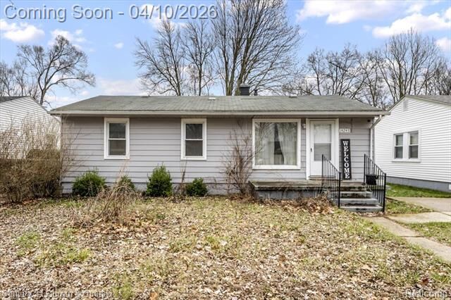 Property Photo: 14245 Fellrath Street MI 48180