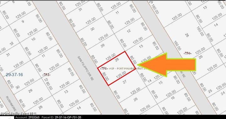 Property Photo: 931 San Filippo Drive SE FL 32909