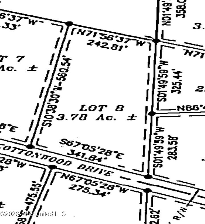 Property Photo:  3.78ac Cottonwood Drive  MS 39452 