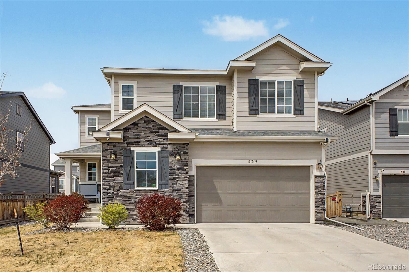 Property Photo:  539 Gamble Oak Street  CO 80601 