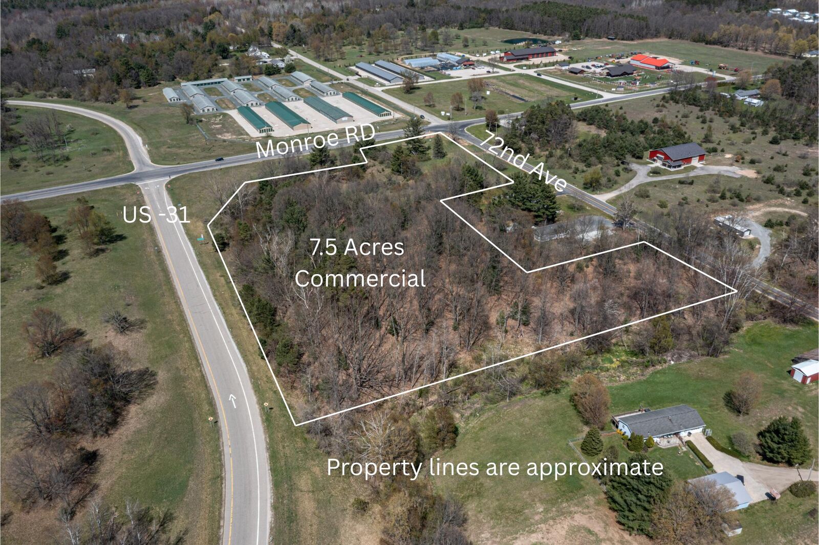 Property Photo: 7.5 Acres E Monroe Rd &Amp 72nd Avenue MI 49420