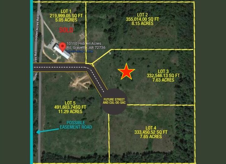 Property Photo: Lot 3 Amelia Court AR 72736