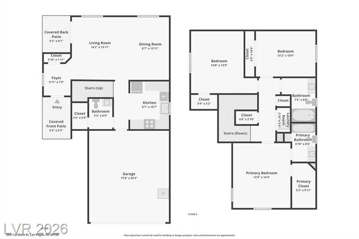 Property Photo:  2641 La Mata Street  NV 89108 