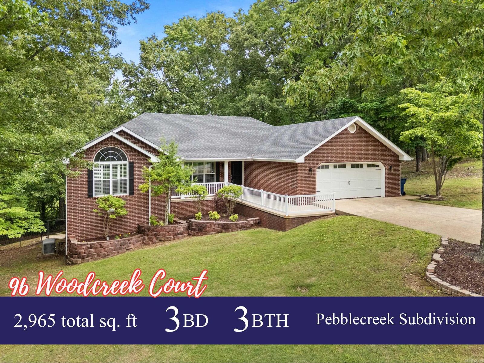 Property Photo: 96 Woodcreek Court AR 72653