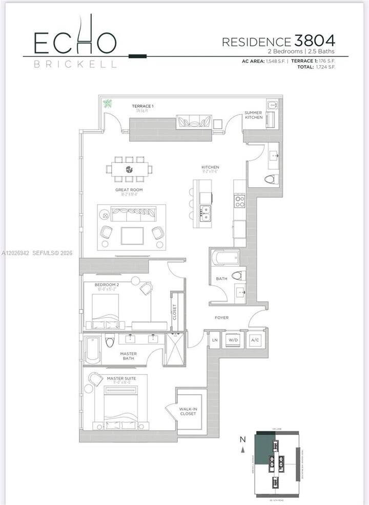 Property Photo: 1451 Brickell Ave 3804 FL 33131