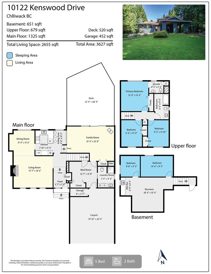 Property Photo: 10122 Kenswood Drive BC V2P 7N4