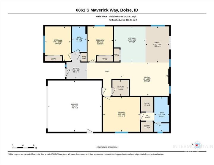 Property Photo:  6861 S Maverick Way  ID 83709 