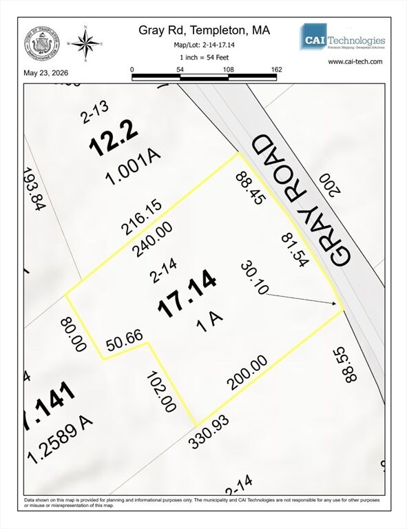 Property Photo: 0 Gray Road MA 01468