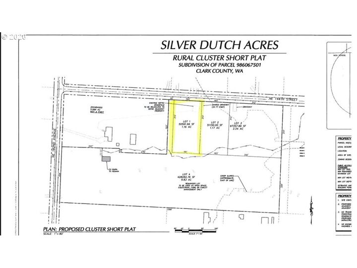 Property Photo:  1 NE 144th St  WA 98606 