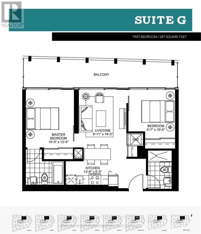 Property Photo: 30 Ordnance Street 2605 ON M6K 0C8