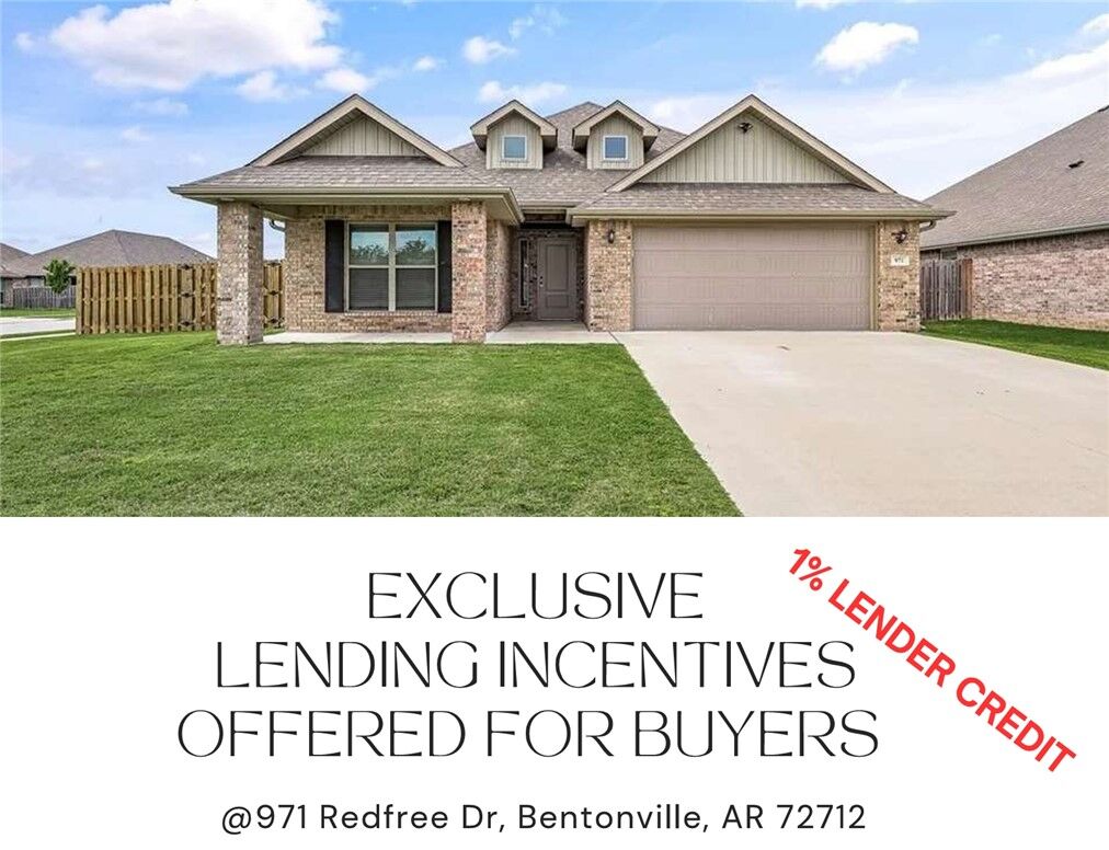 Property Photo:  971 Redfree Drive  AR 72712 