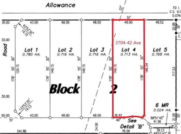 Property Photo: 3704 42 Avenue AB T0C 2L0
