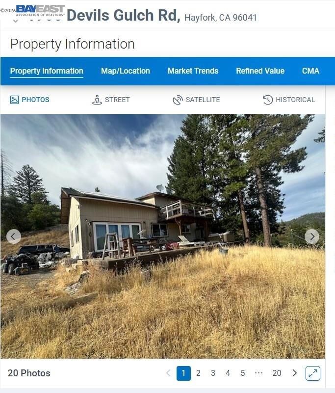 Property Photo: 1900 Devils Gulch Rd CA 96041