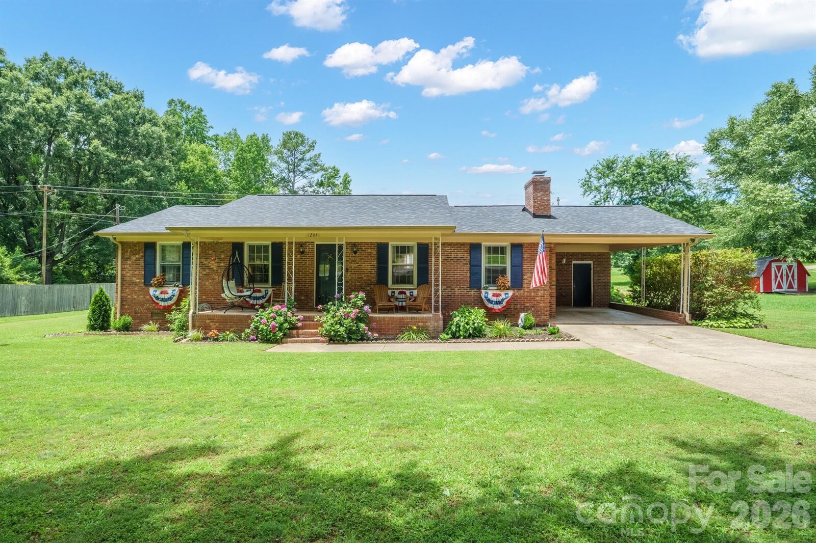 Property Photo:  1204 Crowders Mountain Road  NC 28016 
