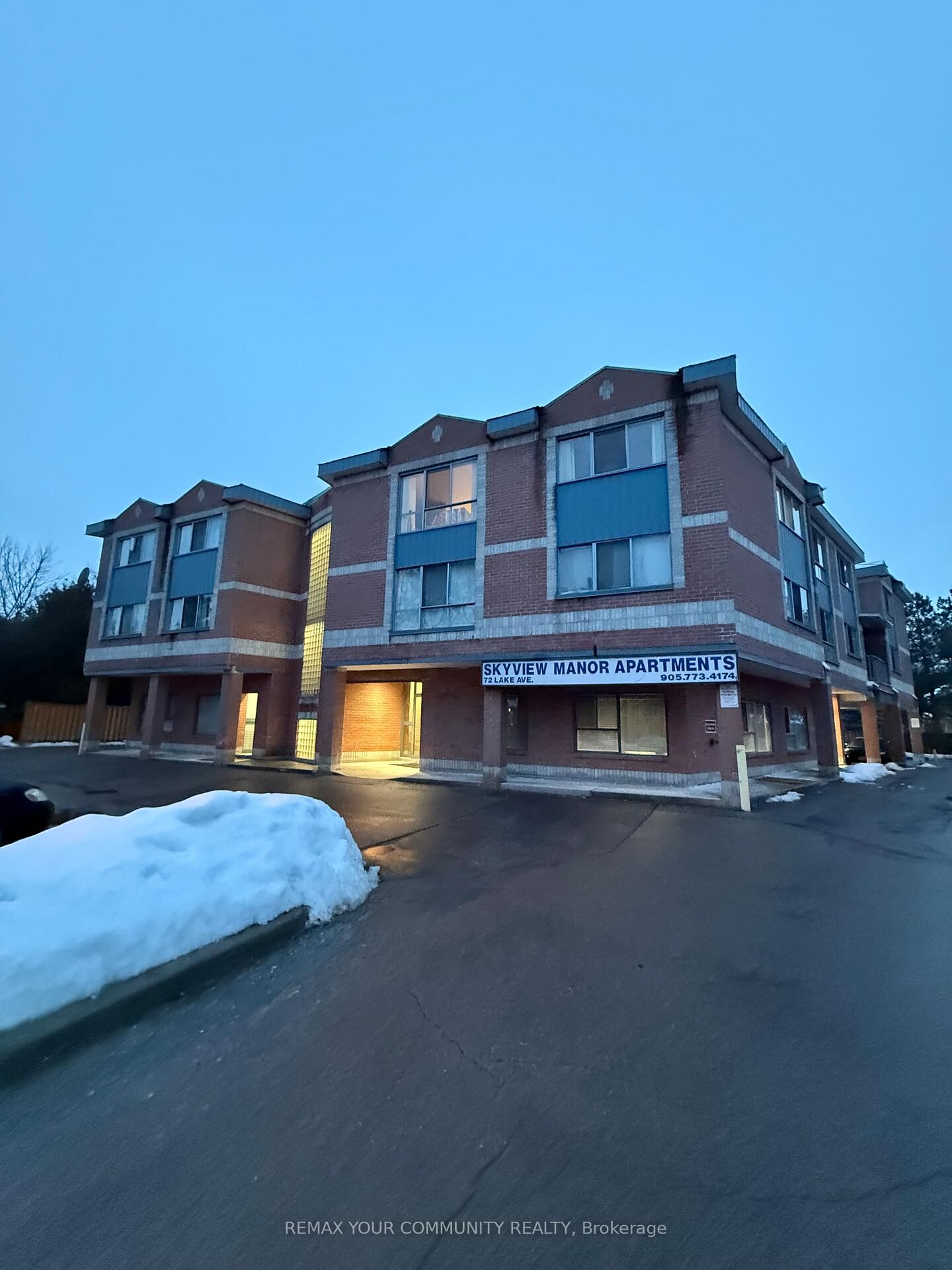 Property Photo: 72 Lake Avenue 203 ON L4E 2V4