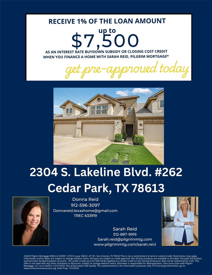 Property Photo: 2304 S Lakeline Boulevard 262 TX 78613