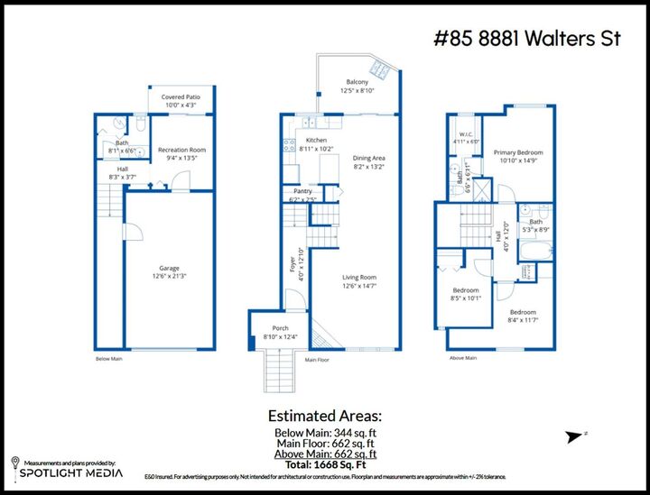 Property Photo:  8881 Walters Street 85  BC V2P 8E9 