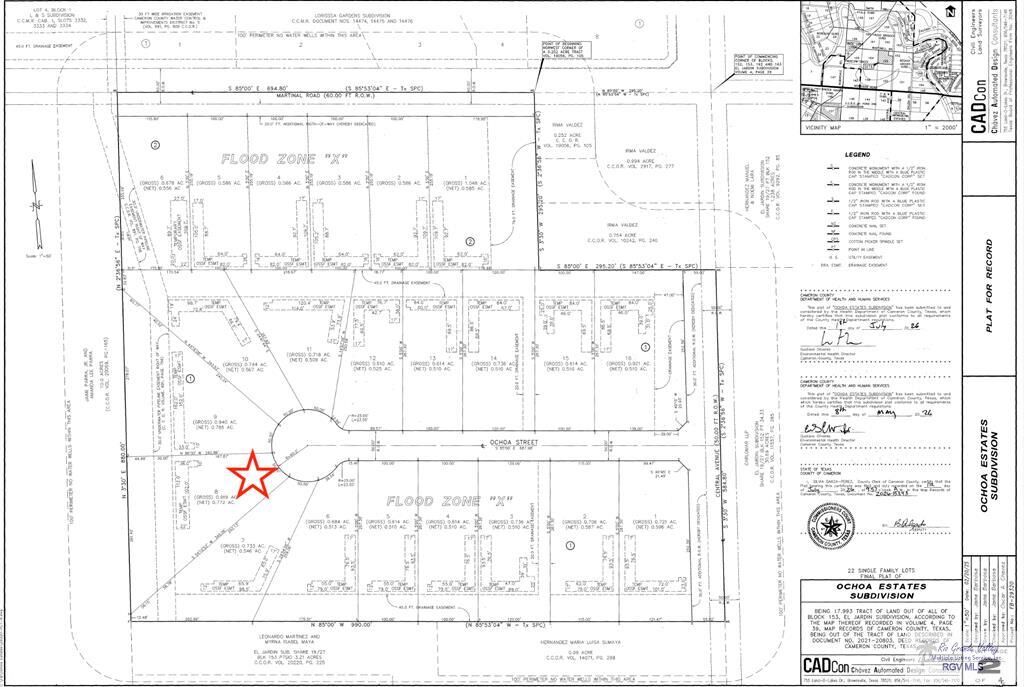 Property Photo:  000 Ochoa St Lot #8  TX 78521 