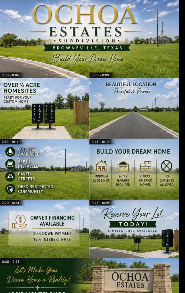 Property Photo: 000 Ochoa St Lot #8 TX 78521