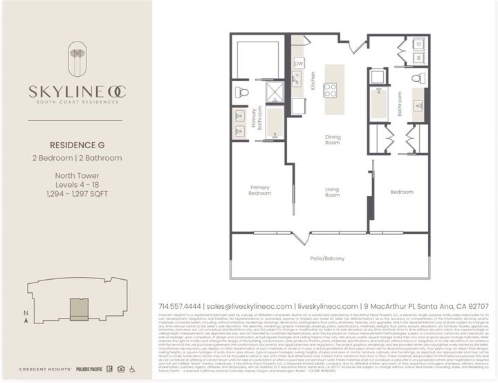 Property Photo:  9 Macarthur 1605  CA 92707 