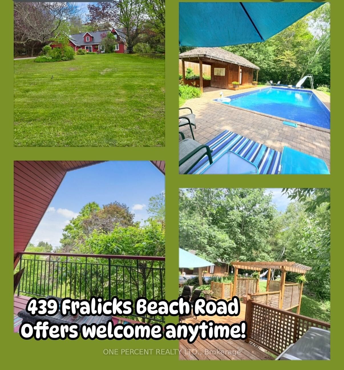 Property Photo: 439 Fralicks Beach Road ON L9L 1B6