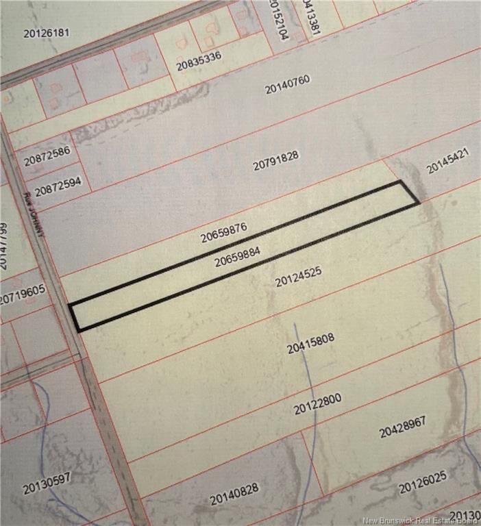 Property Photo:  9.7 Acres Rue Johnny  NB E1X 2B4 