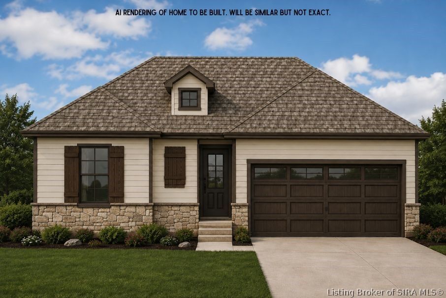 Property Photo:  1033 Dunbarton Way Lot 216  IN 47122 