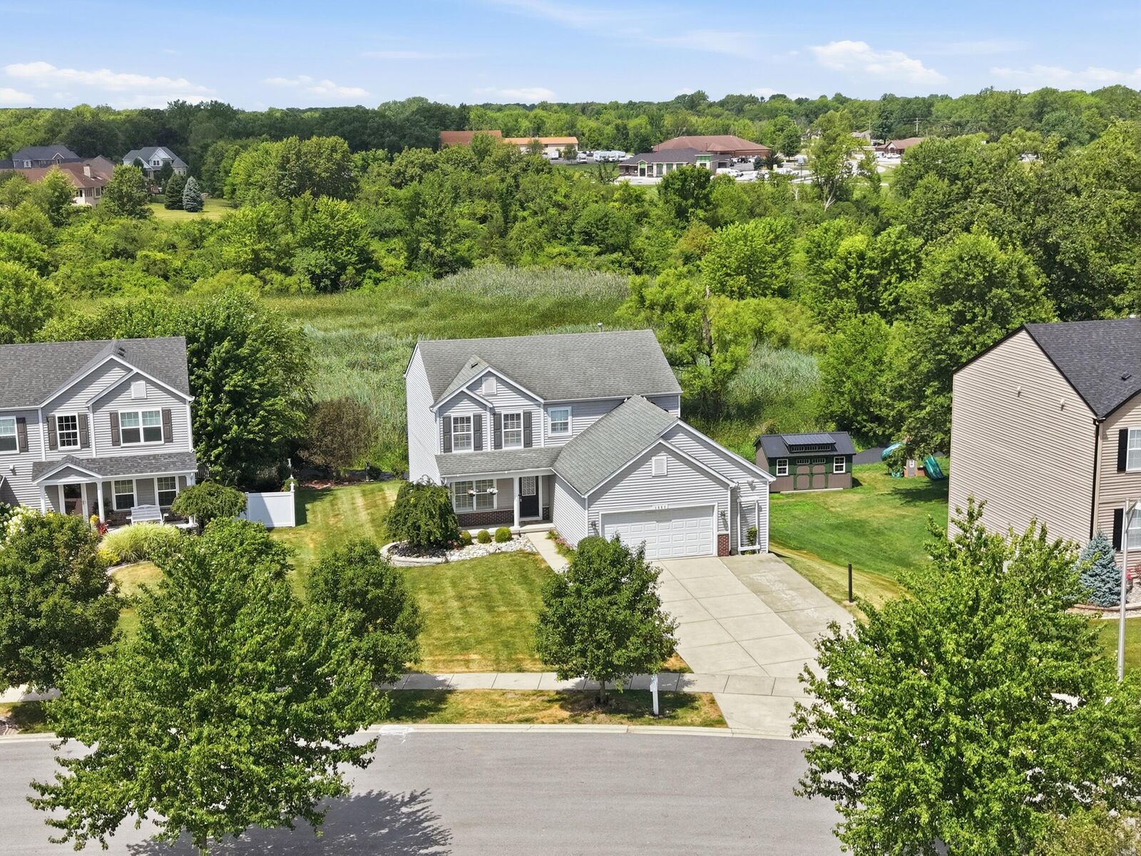 Property Photo:  1587 Brackenbury Lane  IN 46307 