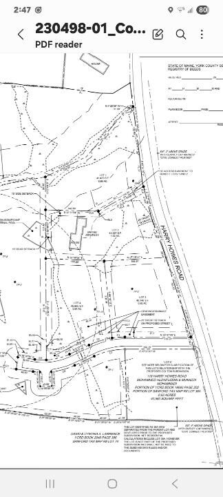 Property Photo: 136 Lot 2 Harry Howes Road ME 04073