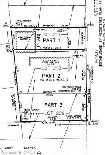 Property Photo:  Lot 1 Bond Street  ON N1R 4B6 