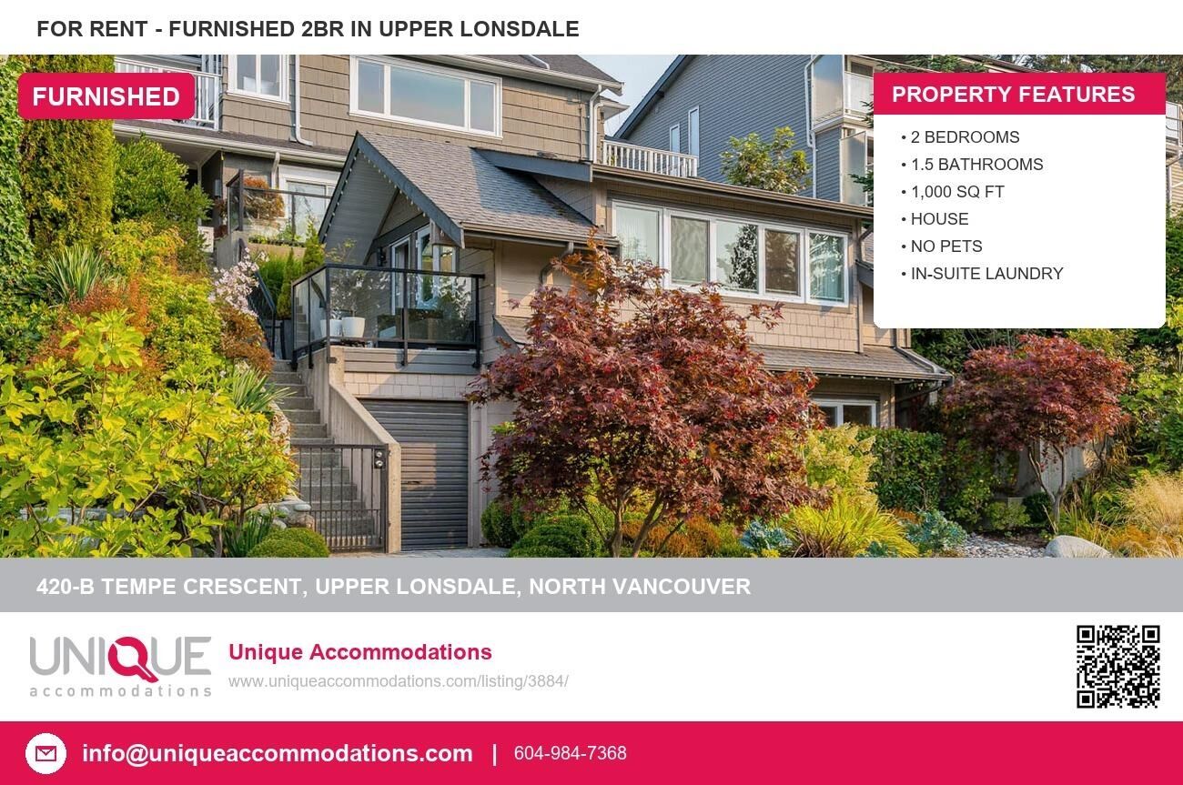 Property Photo:  420 Tempe Crescent B  BC V7N 1E6 