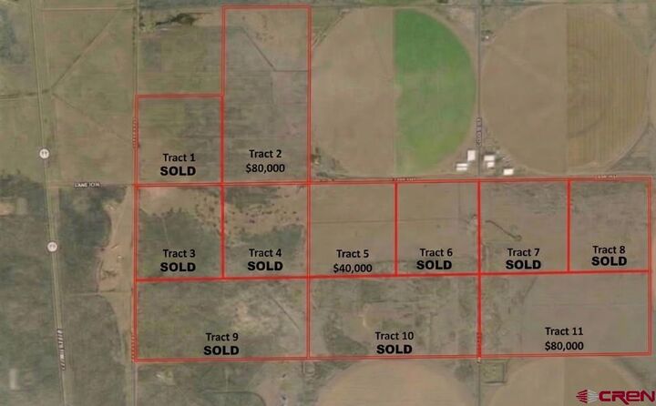 Property Photo:  Tract 11 N County Road 110  CO 81136 
