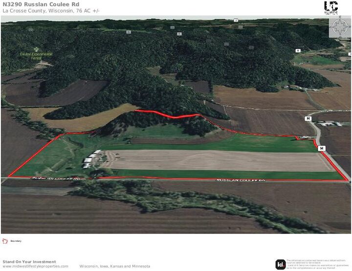 Property Photo: N3290 Russlan Coulee Rd WI 54601