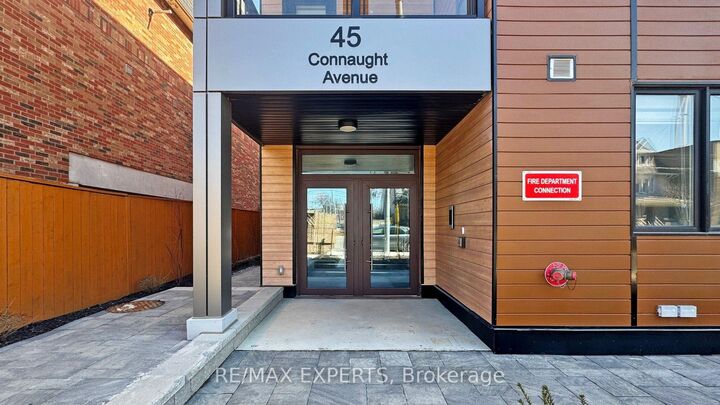 Property Photo: 45 Connaught Avenue 103 ON M4L 2V8