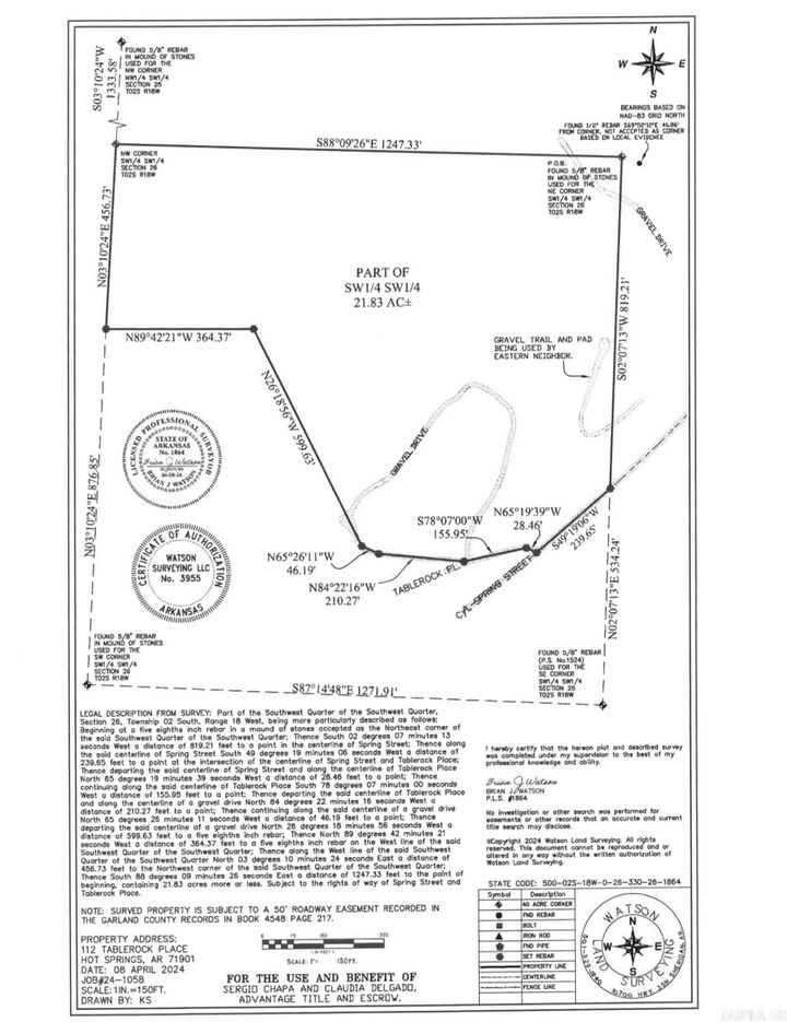 Property Photo: 112 Tablerock Place AR 71901