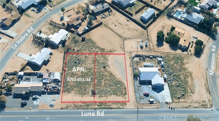 Property Photo: 0 Luna Rd CA 92392