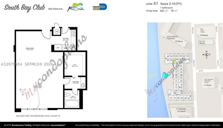 Property Photo:  800 West Ave 741  FL 33139 