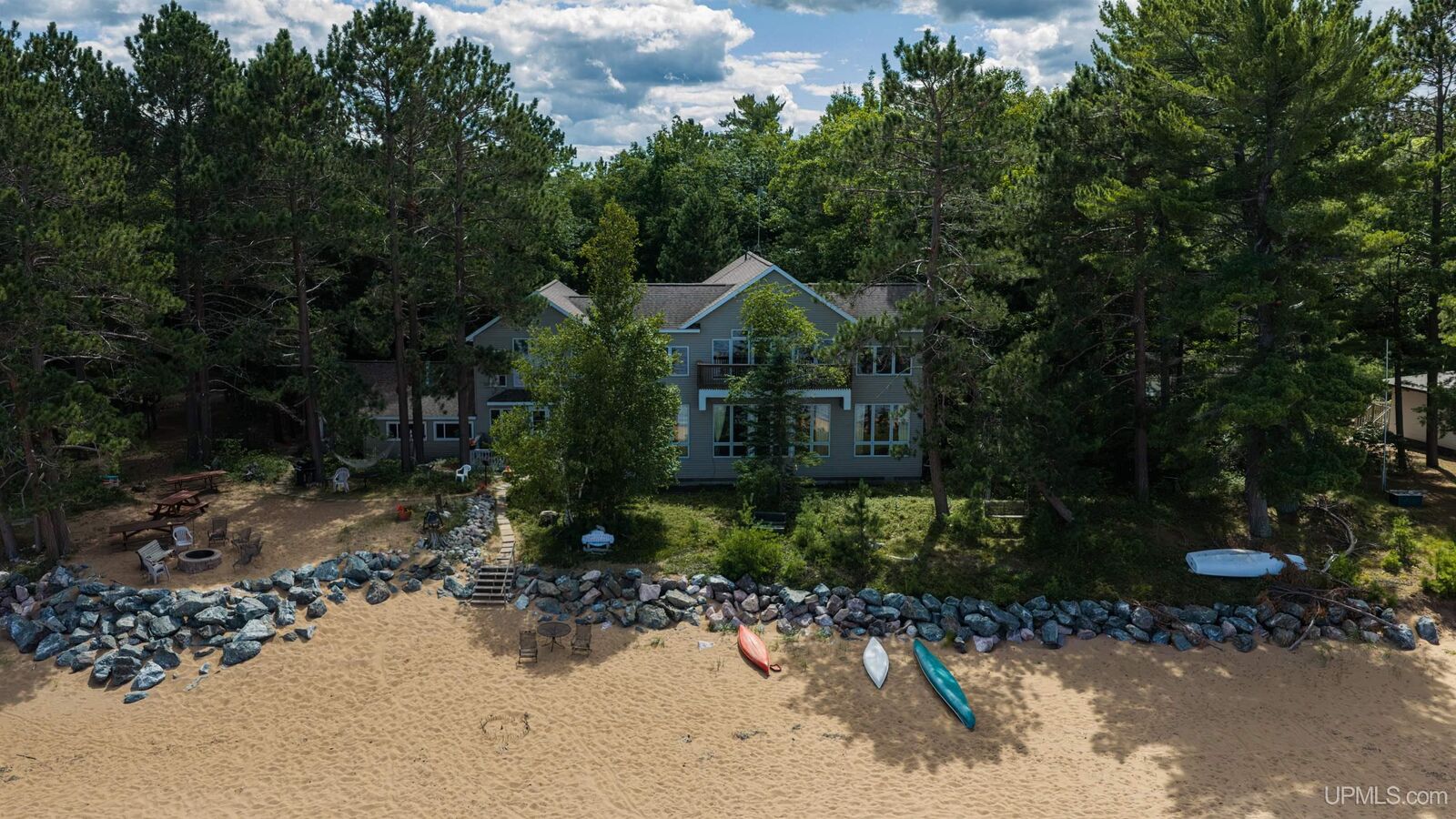 Property Photo:  3702 W Squaw Beach Road  MI 49808 