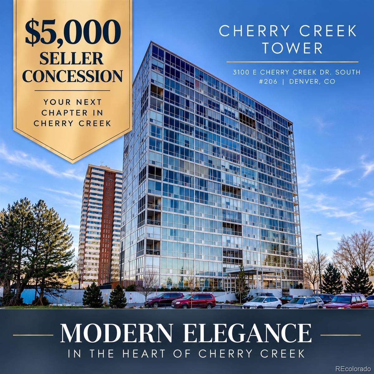 Property Photo: 3100 E Cherry Creek South Drive 206 CO 80209