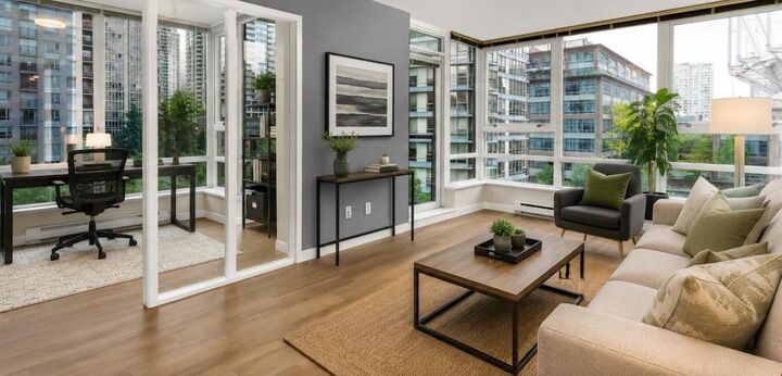 Property Photo:  939 Expo Boulevard 808  BC V6Z 3G7 