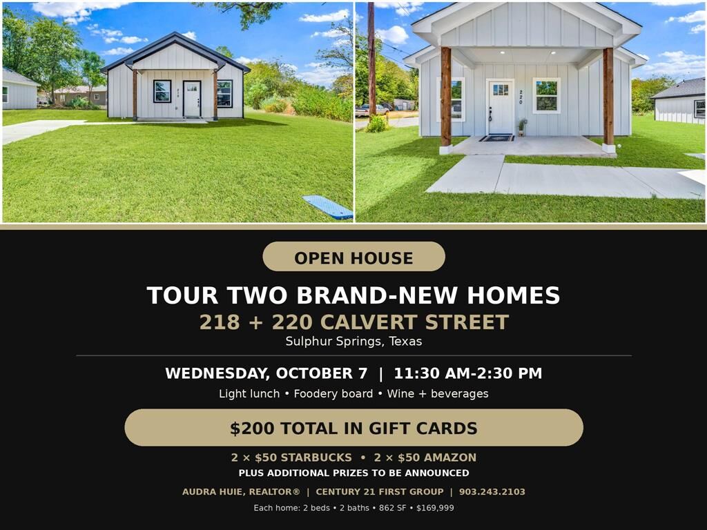 Property Photo:  218 Calvert Street  TX 75482 