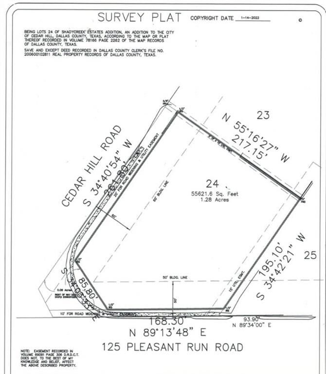 Photo de la propriété:  125 E Pleasant Run Road  TX 75104 