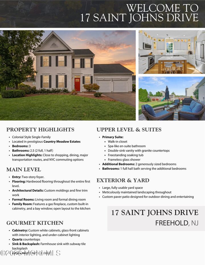 Property Photo: 17 Saint Johns Drive NJ 07728