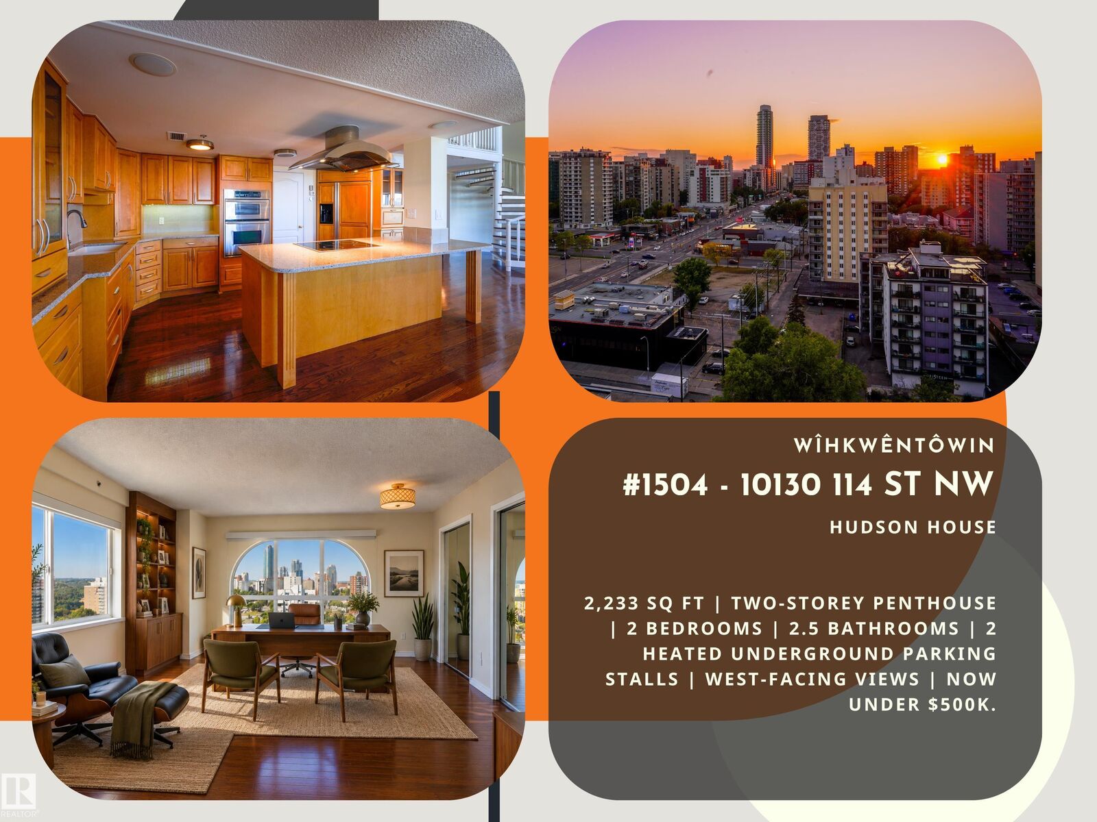 Property Photo:  10130 114 Street NW 1504  AB T5K 2S6 