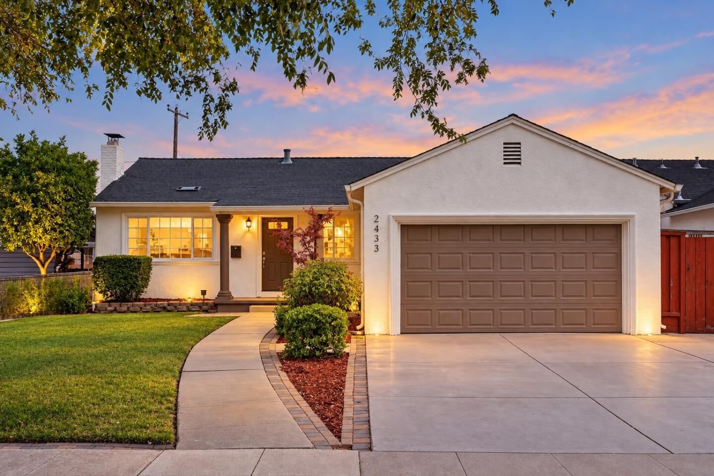 Property Photo: 2433 Homewood Drive CA 95128